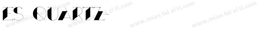 es quartz字体转换